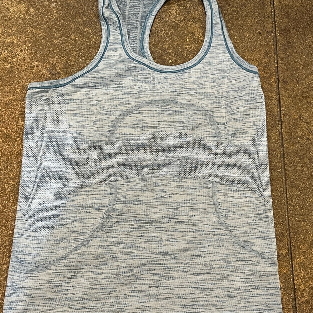 Lululemon blue swiftly tank top